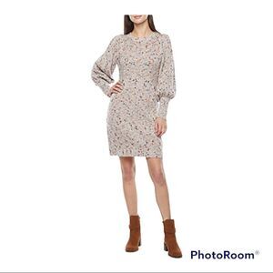 Melonie T Long Balloon Sleeve Sweater Dress S